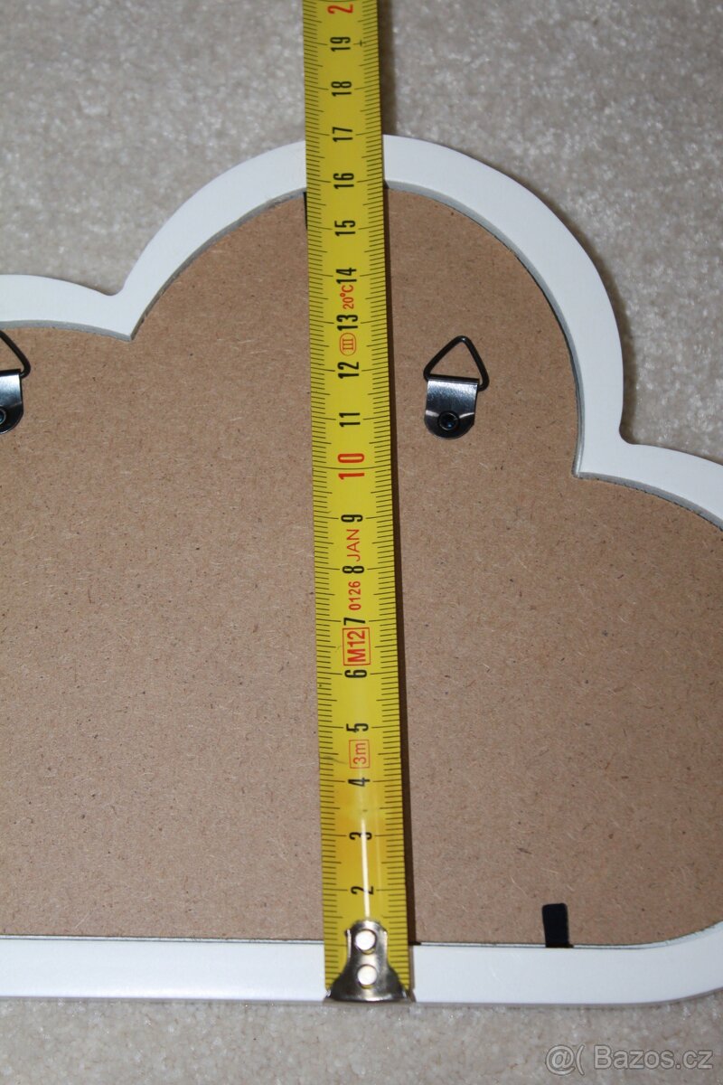 3x zrcadlové mráčky na zeď - 6