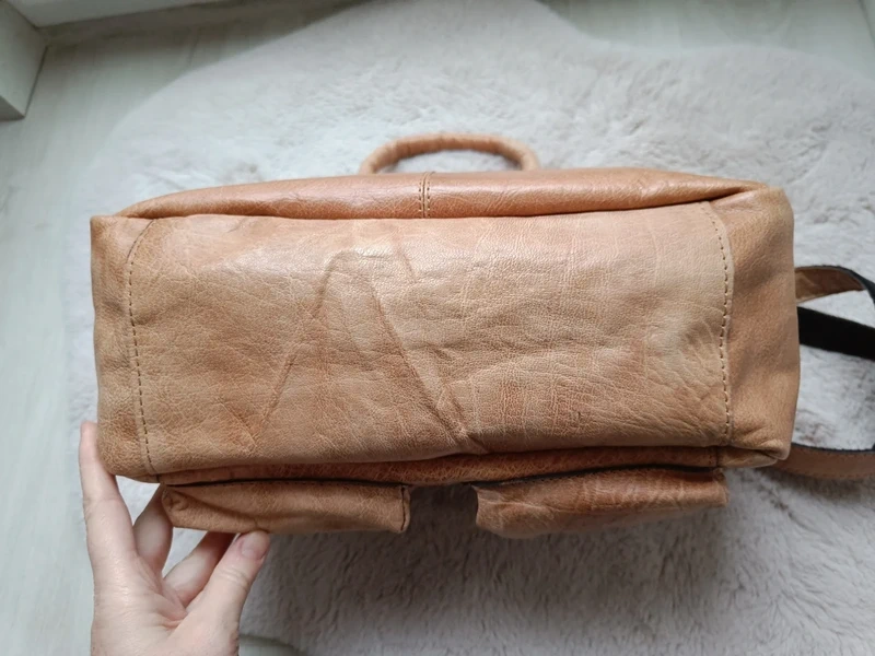 Kožená taška Burkely, unisex - nová - 6