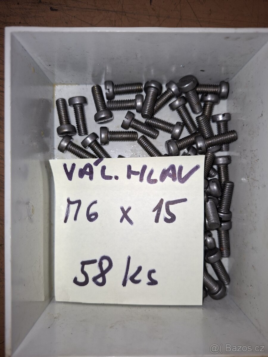 Spojovací materiál šrouby, nýty - 6