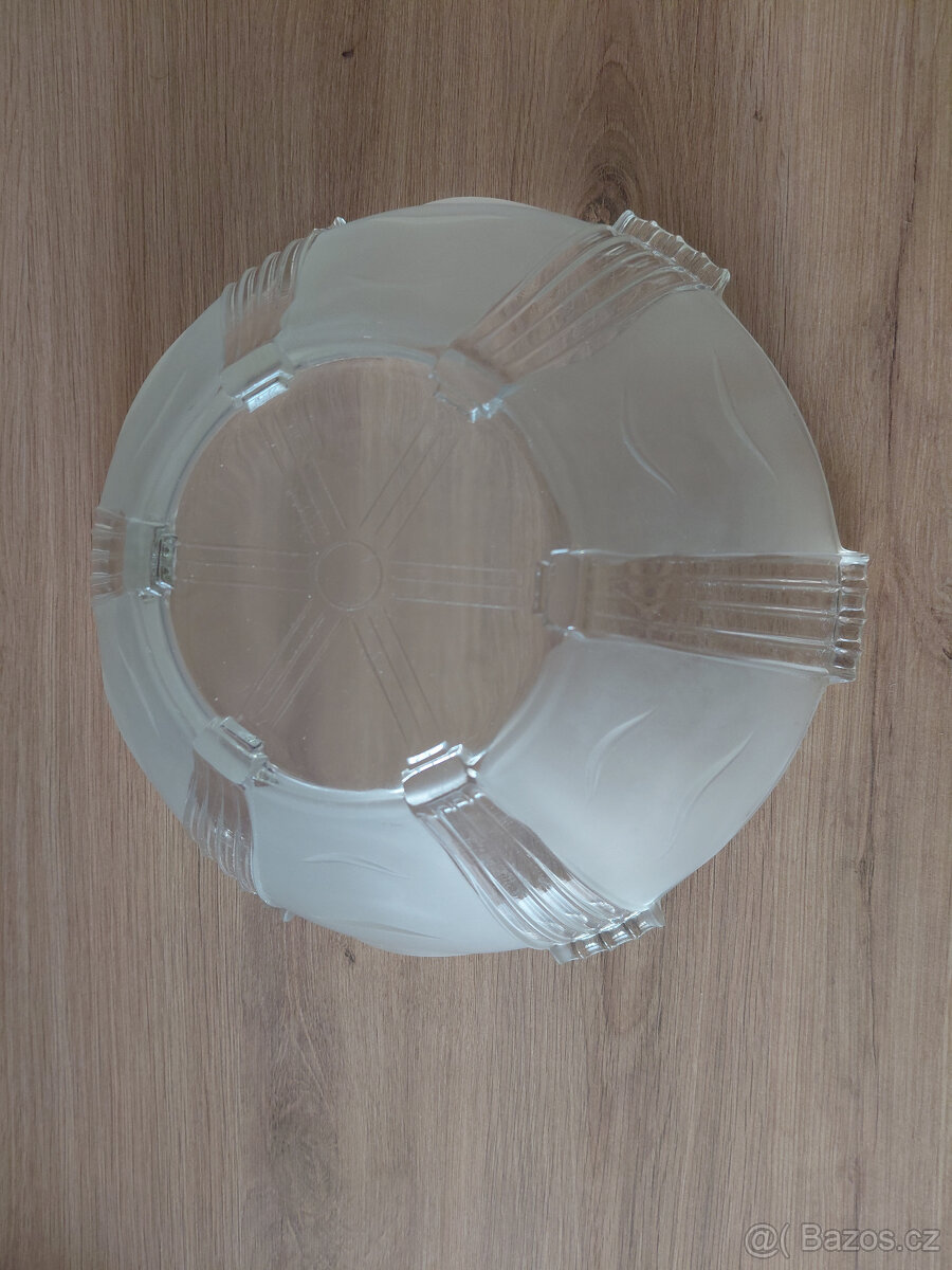 Retro mísa z čirého skla ART DECO - 6