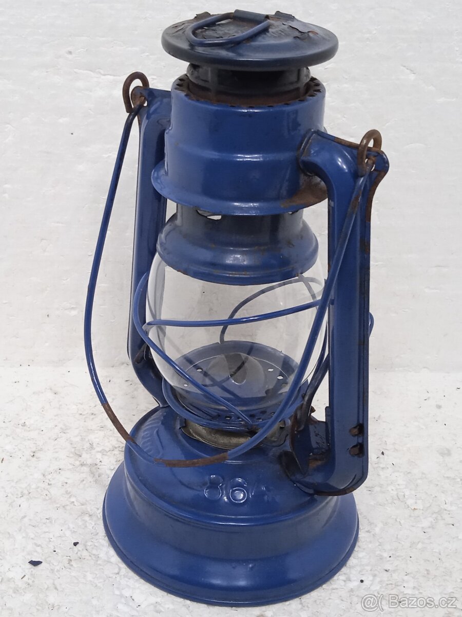 Retro petrolejová lampa - MEVA 864 - ČSSR - 6