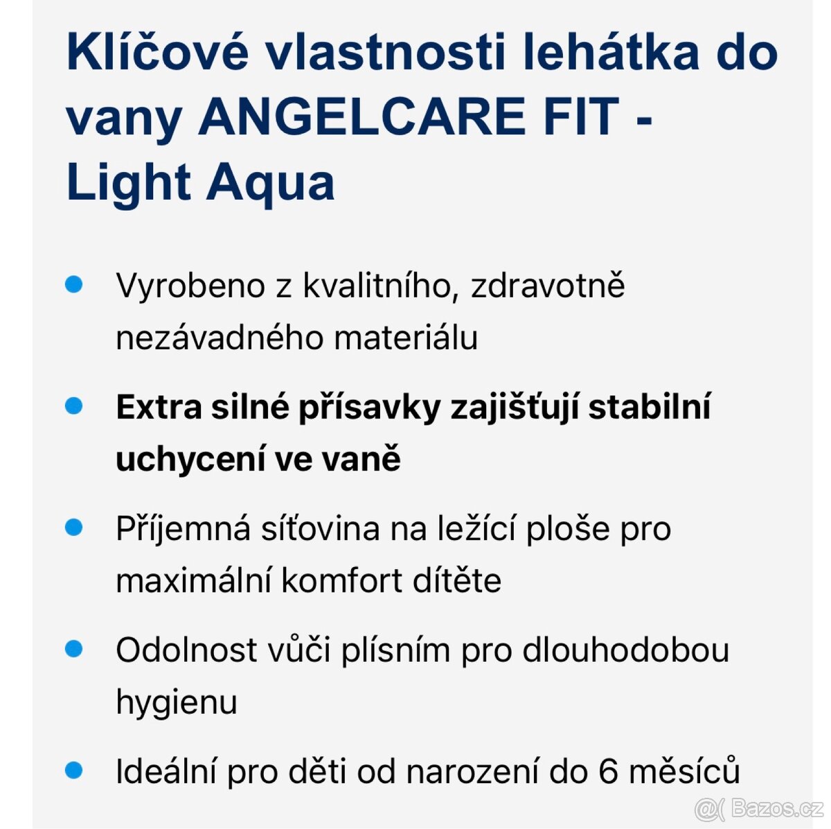 ANGELCARE Lehátko FIT Light Aqua - 6