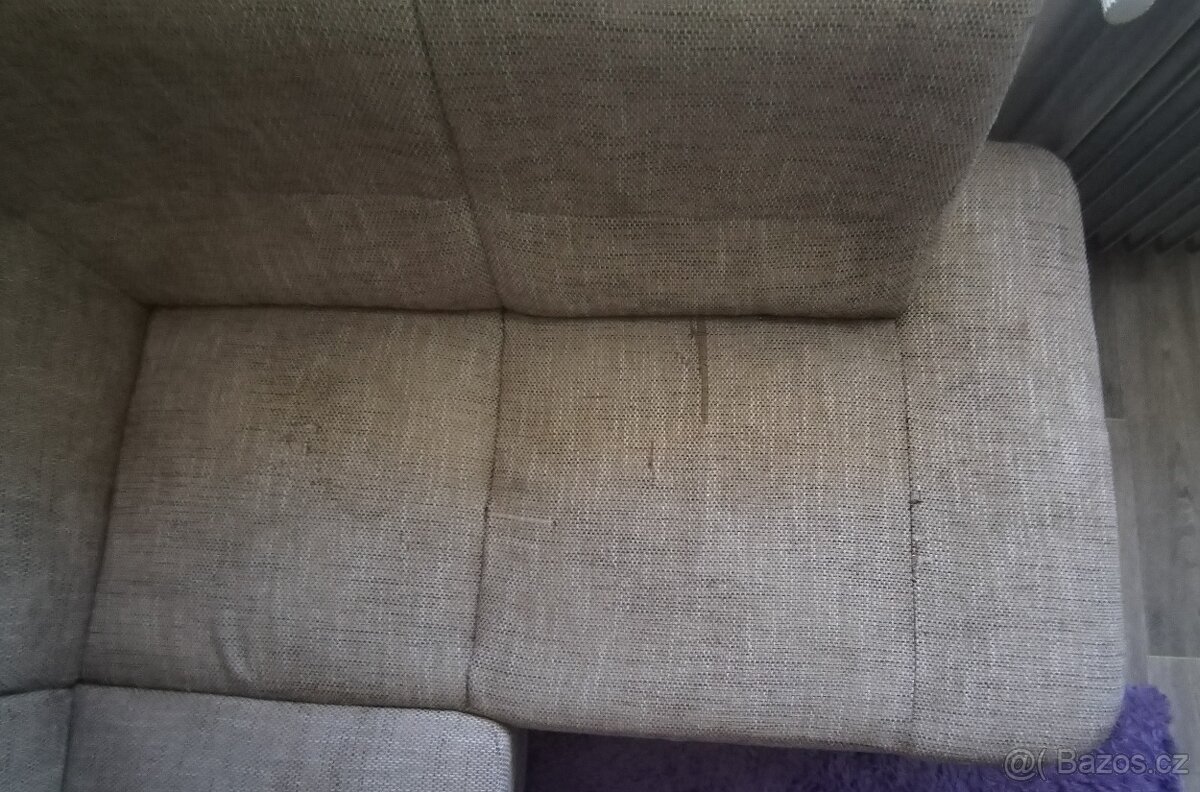 Prostorný rohový gauč do tvaru L - 6