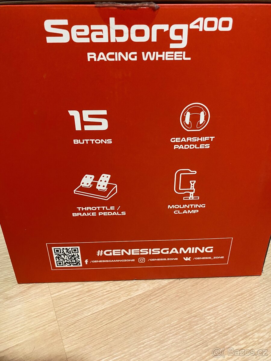 Herní volant genesis seaborg 400 - 6