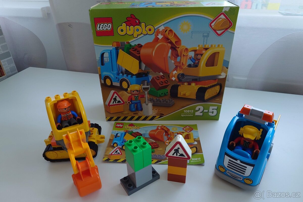 LEGO Duplo 2 stavebnice Bagr + Traktor - 6