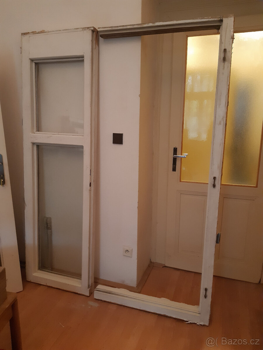 Dřevěná okna s rámem (dvojsklo) + terasové dveře - 6
