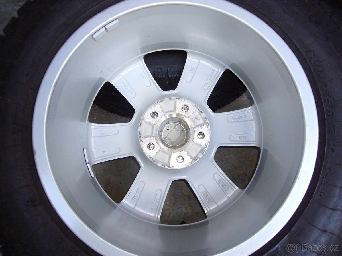 ZIMNÍ ALU KOLA orig.AUDI Q3-VW TIGUAN-Š.KODIAQ 17" 5x112 7 - 6