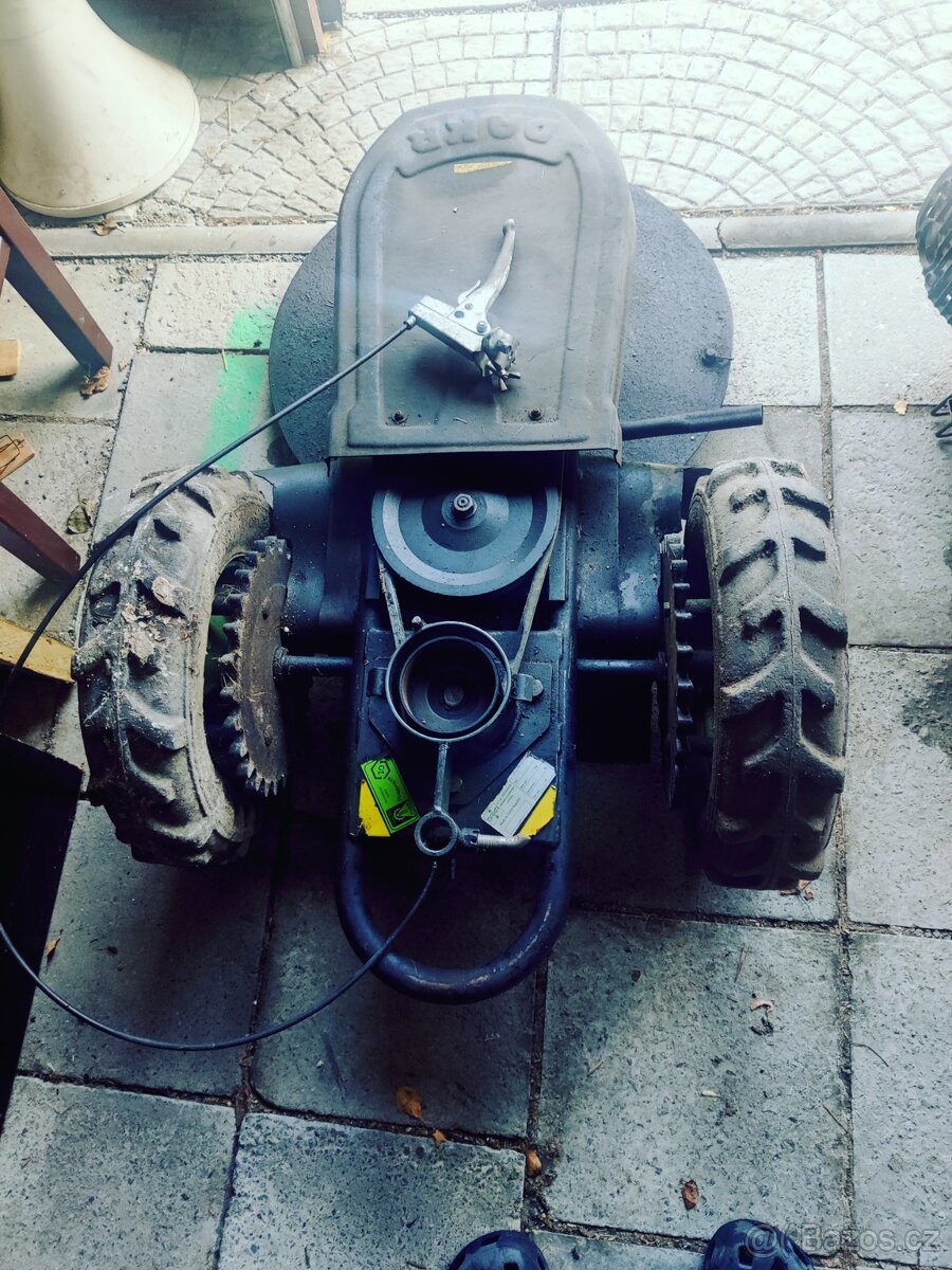 Bubnová sekačka,motor 4takt 5,5hp a rotavátor sestava - 6