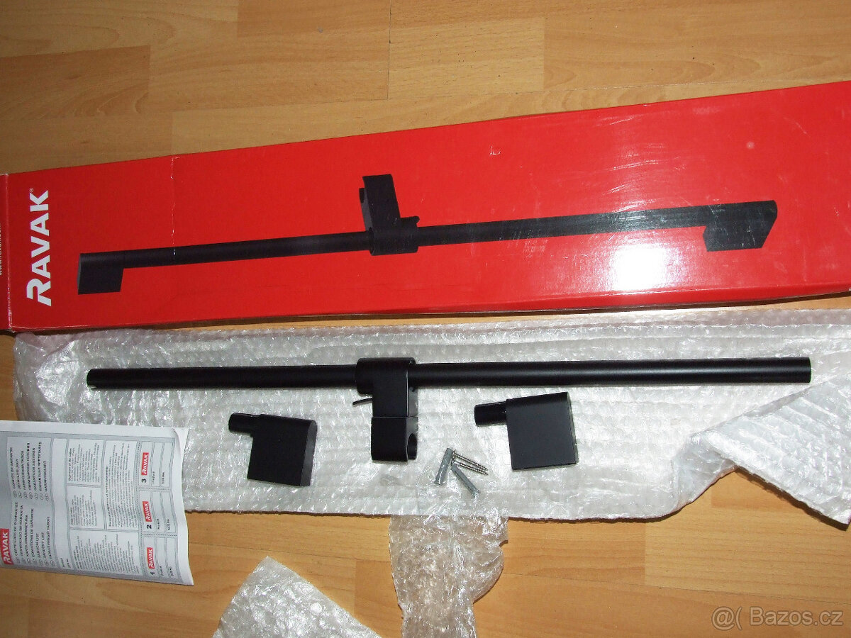 RAVAK 974.20 sprch.držák+hadice+hlavice černý mat - NOVÁ - 6