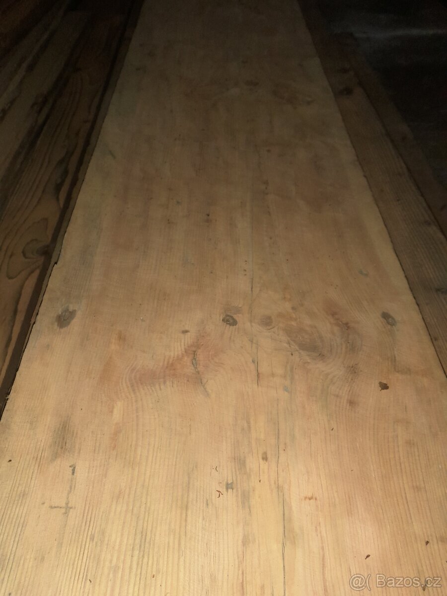 Prodám extra široké podlahové fošny. - 6