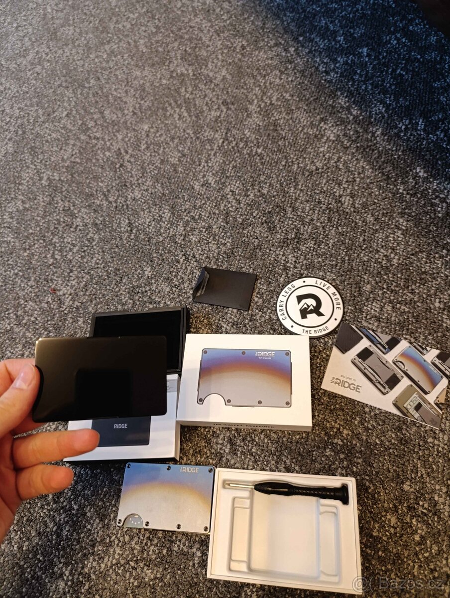 Ridge Wallet Burnt titanium - 6