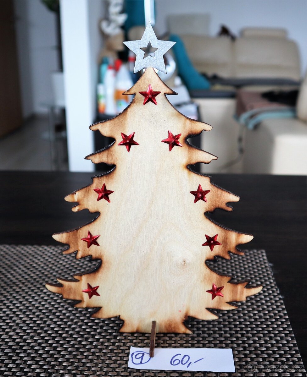 vánoční dekorace VÝPRODEJ, cena za vše - 6