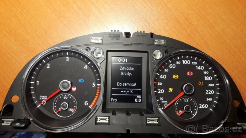 Budíky passat B6 / B7 / CC / Alltrack - plně grafické - 6