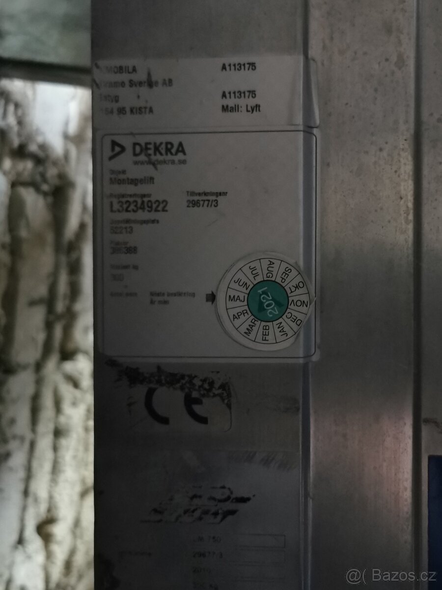 Zvedák – montážní vrátěk – ALP-LIFT LM750 - 6