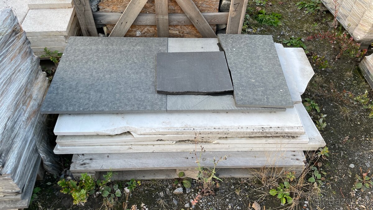 Mramor - přebytky, odřezky, obklady, dlažby - 6