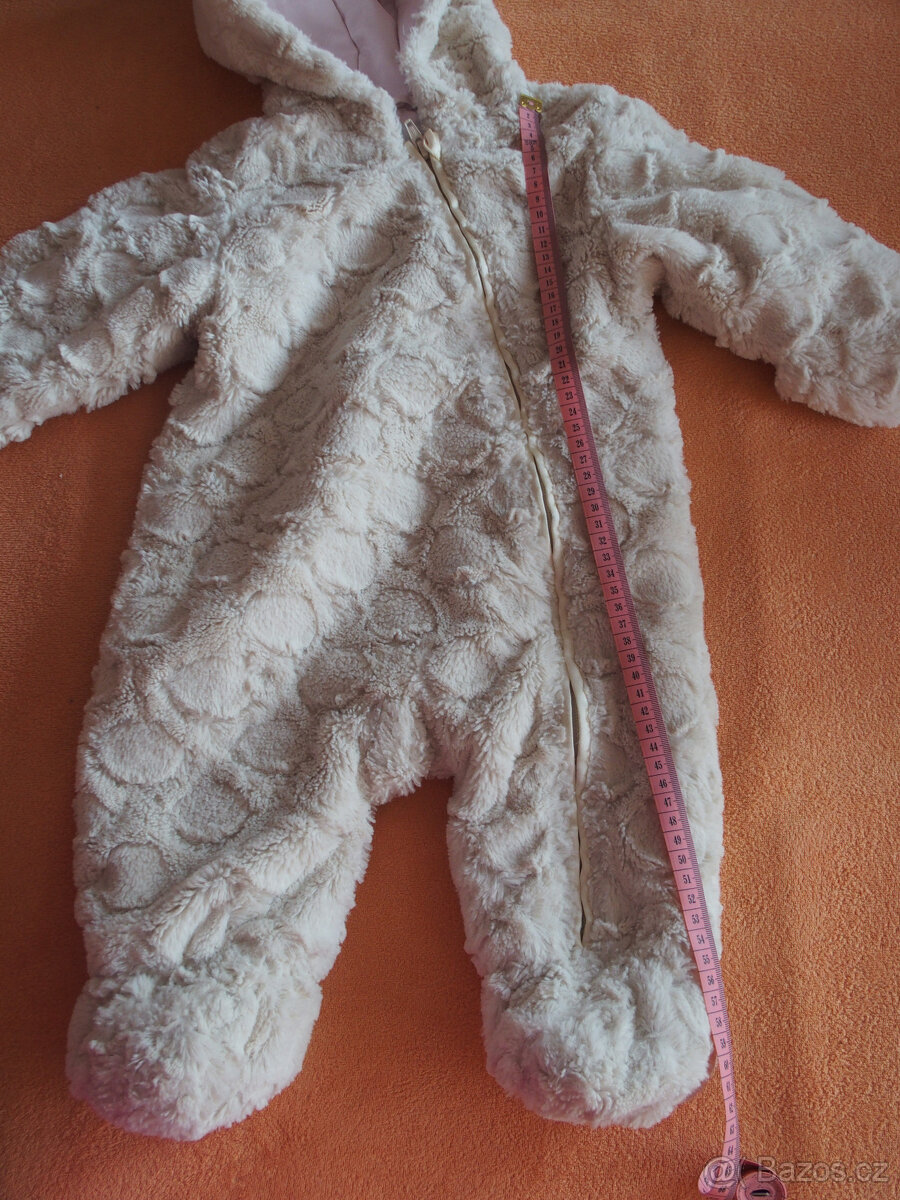 Prodám kombinézku + zimní oblečení na holčičku vel.74 =11ks= - 6