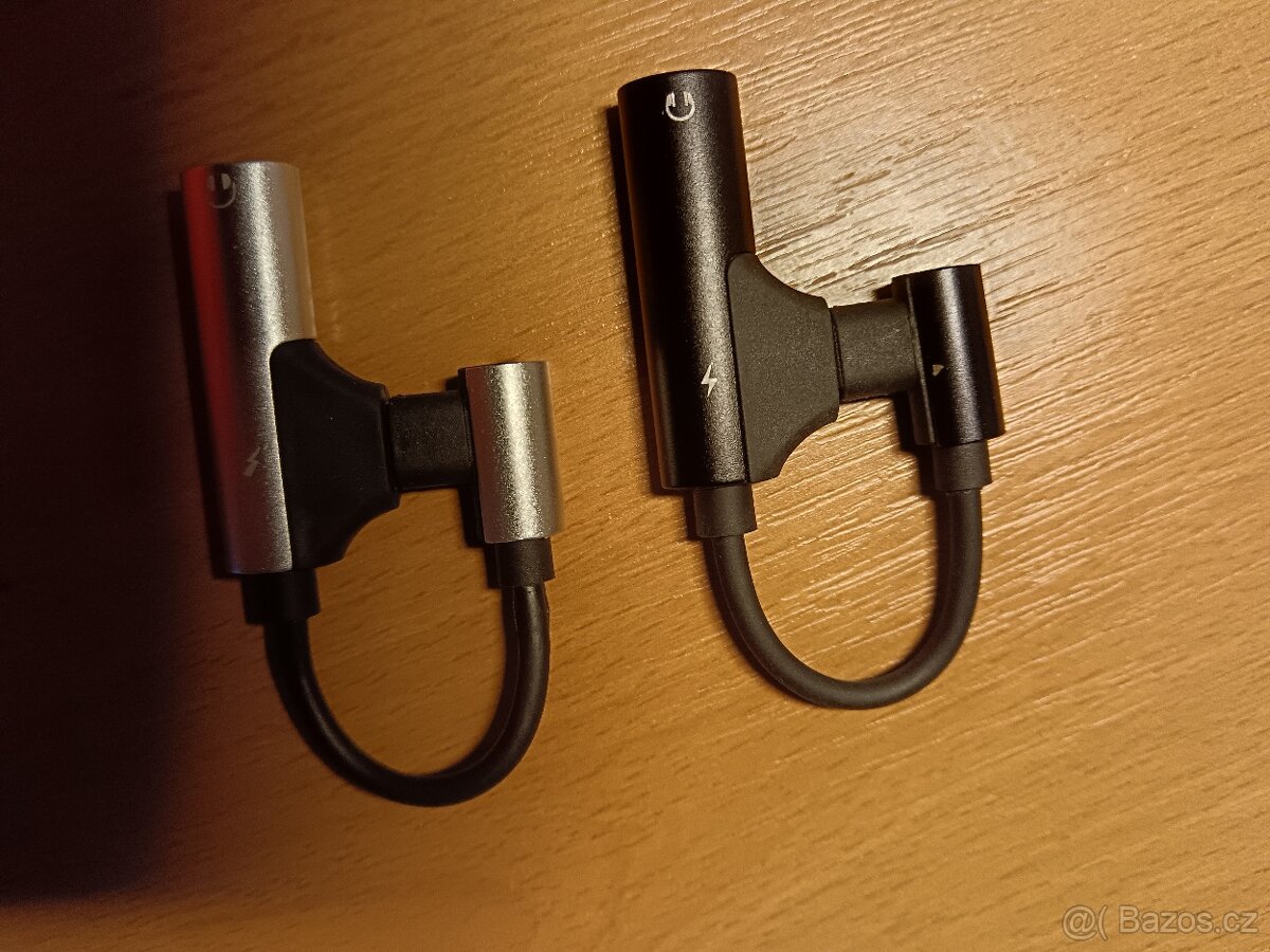 Iphone Lightning Adaptér 2v1 nabíjet telefon, poslech hudby - 6