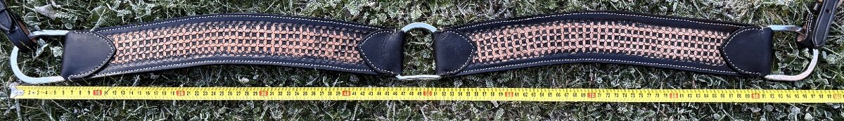 Westernový poprsník tmavě hnědý Basket - nekompletní - 6