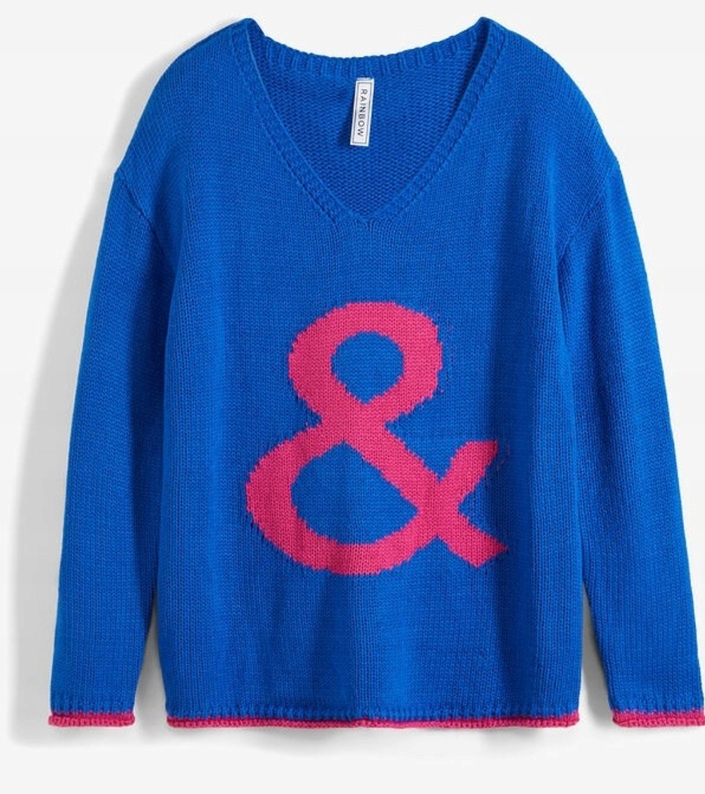 Modrý svetr bon Prix L - 6