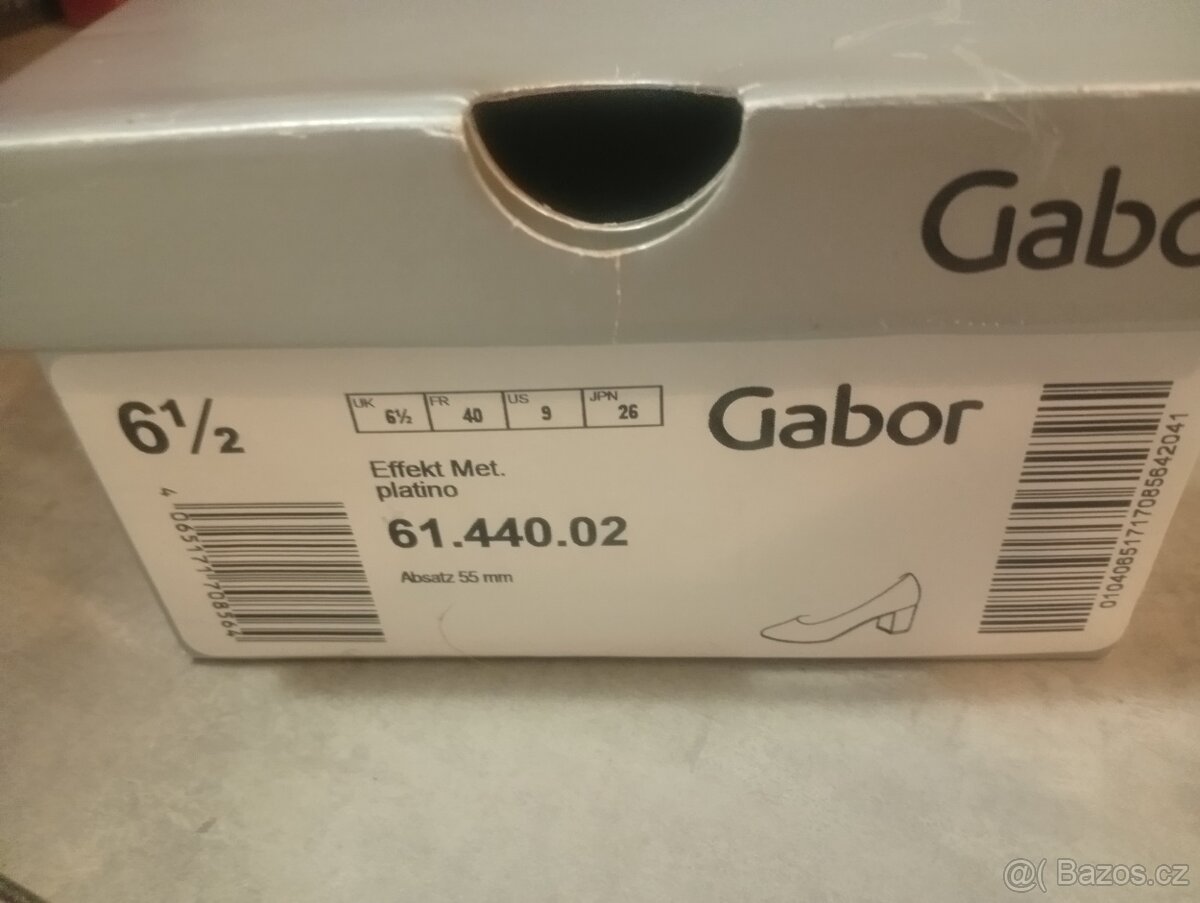 Dámské lodičky Gábor vel.40,5 nové - 6