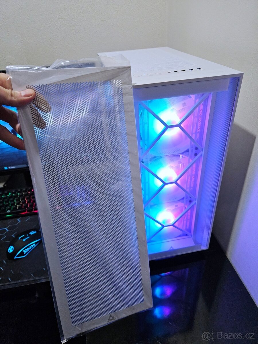 🔥 Bílé herní PC Ryzen 5|RX5700XT|16GB|1TB SSD|WiFi|ARGB - 6