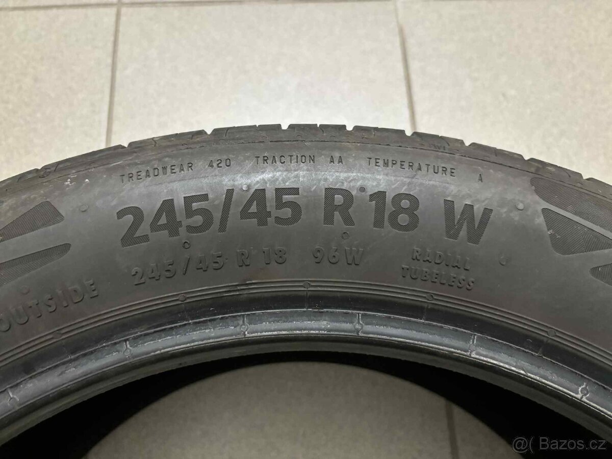 Letní pneumatiky Continental 245/45 R18 - 6