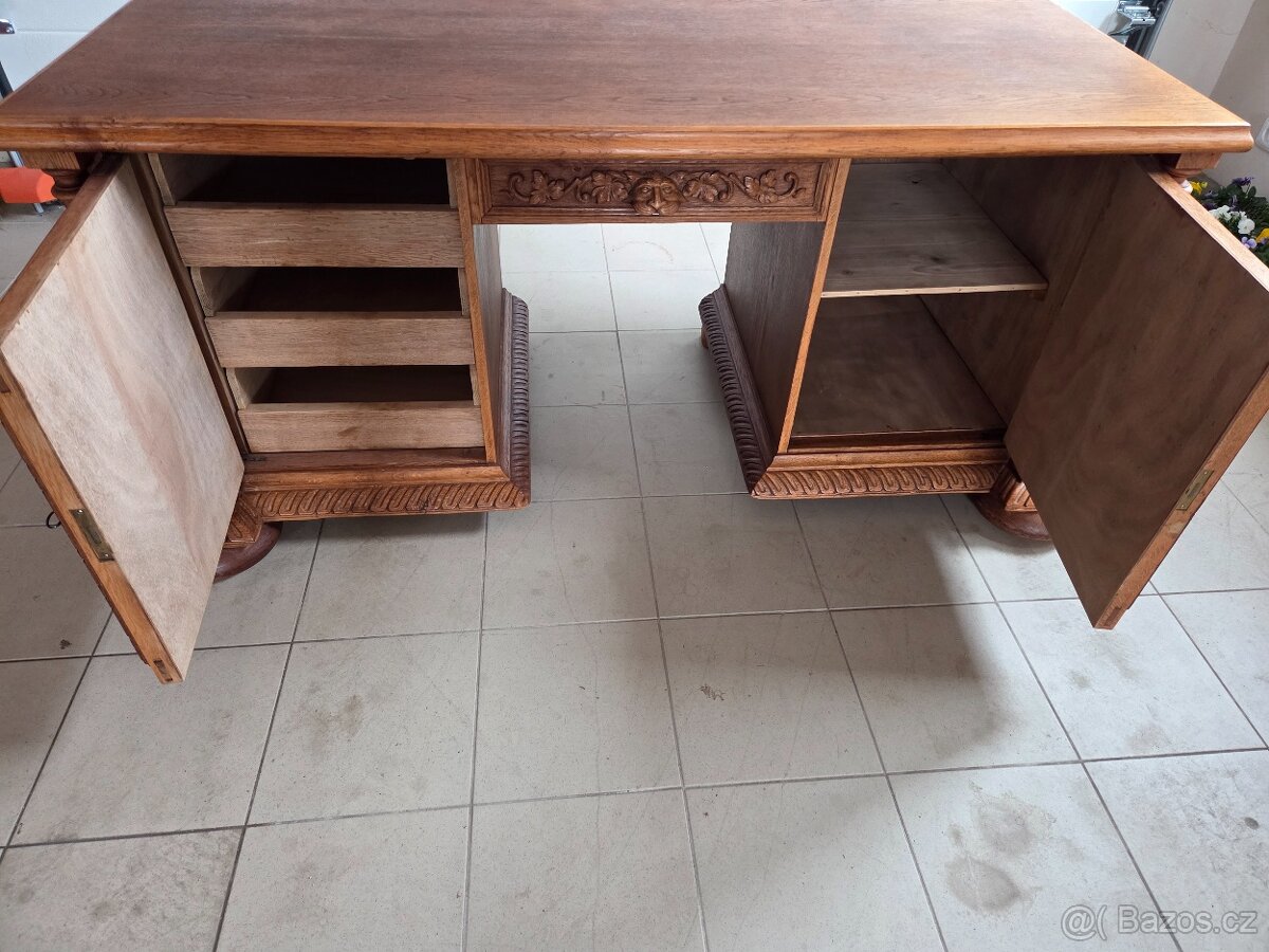 Starožitný psací stůl - 6