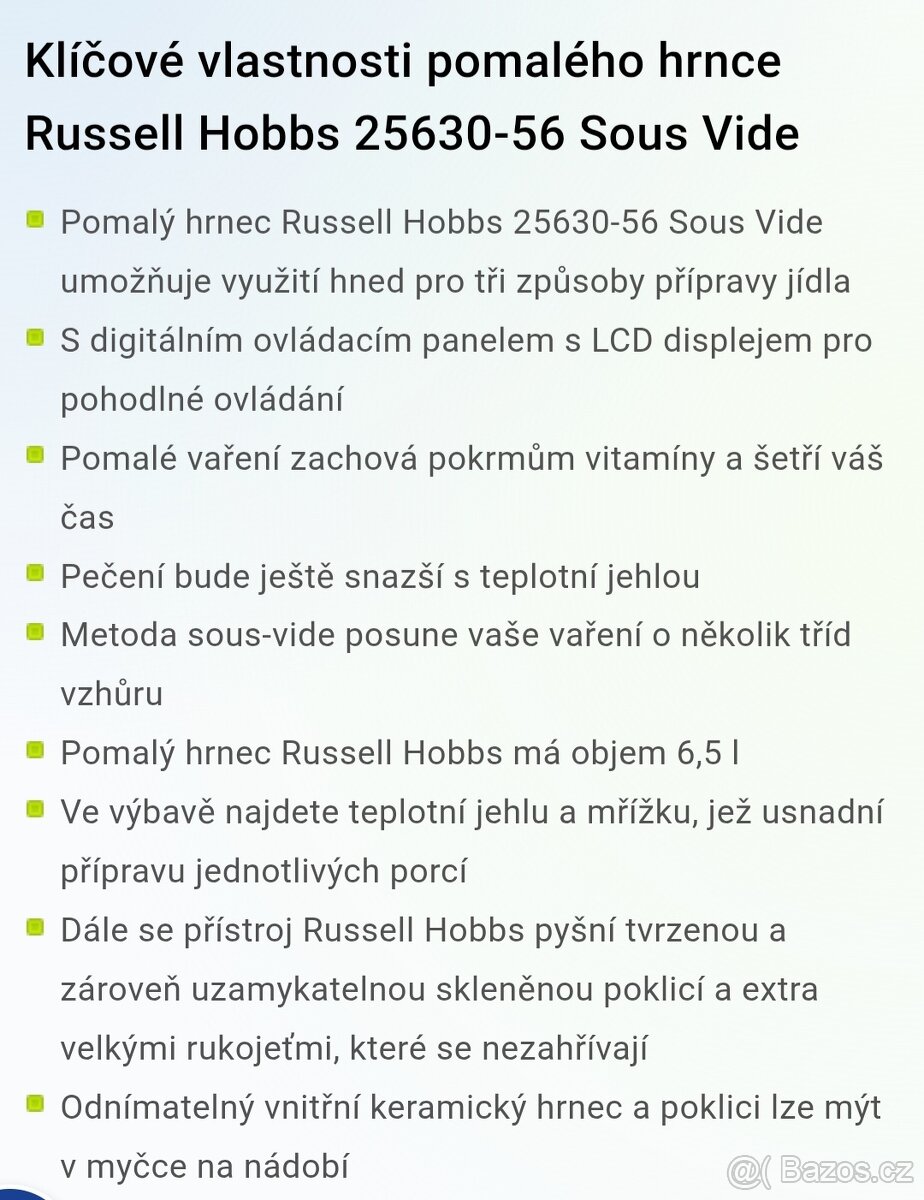 Pomalý hrnec Russell Hobbs - 6
