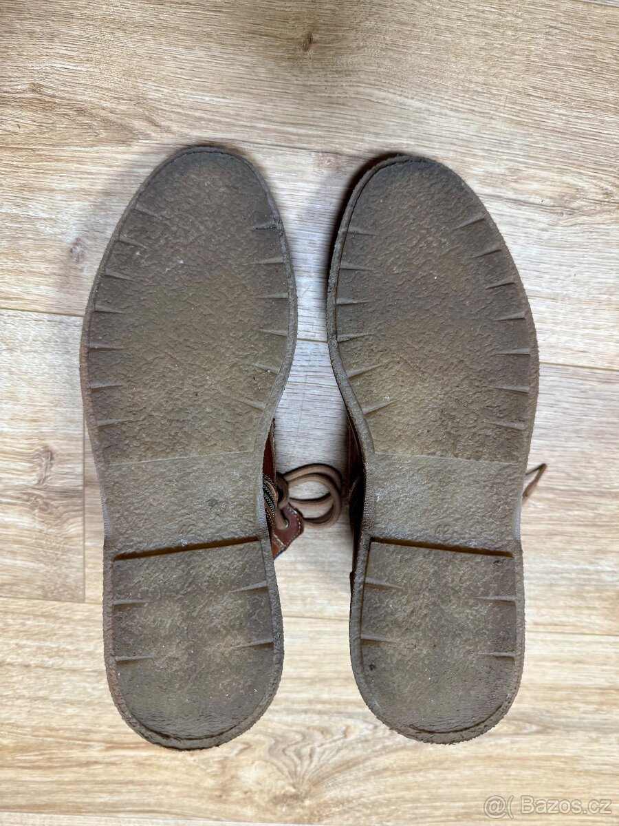 Zimní panské kožené boty vel.42 - 6