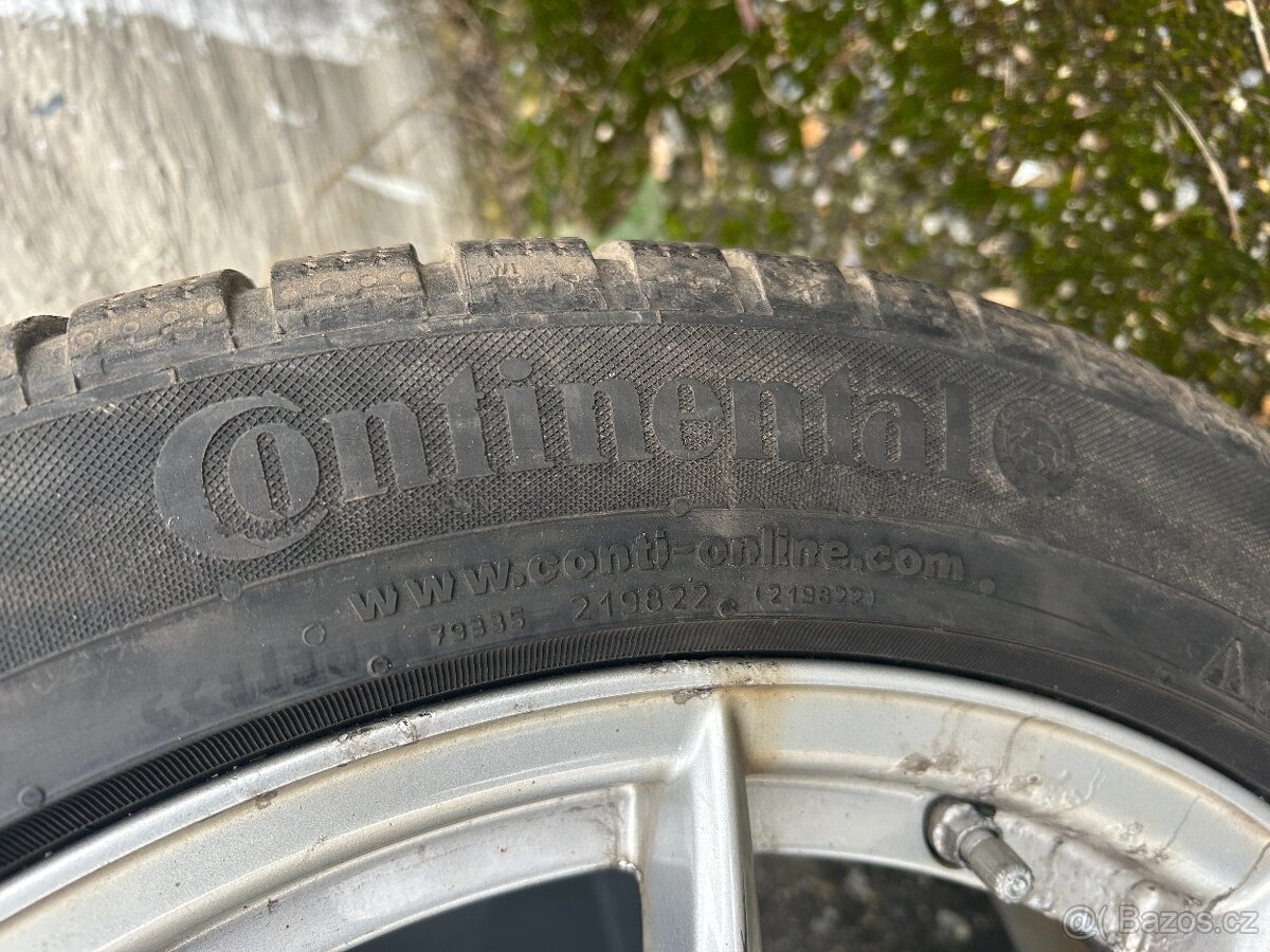 Alu kola R17 5x112 Mercedes + zimní pneu 205/50/17 - 6