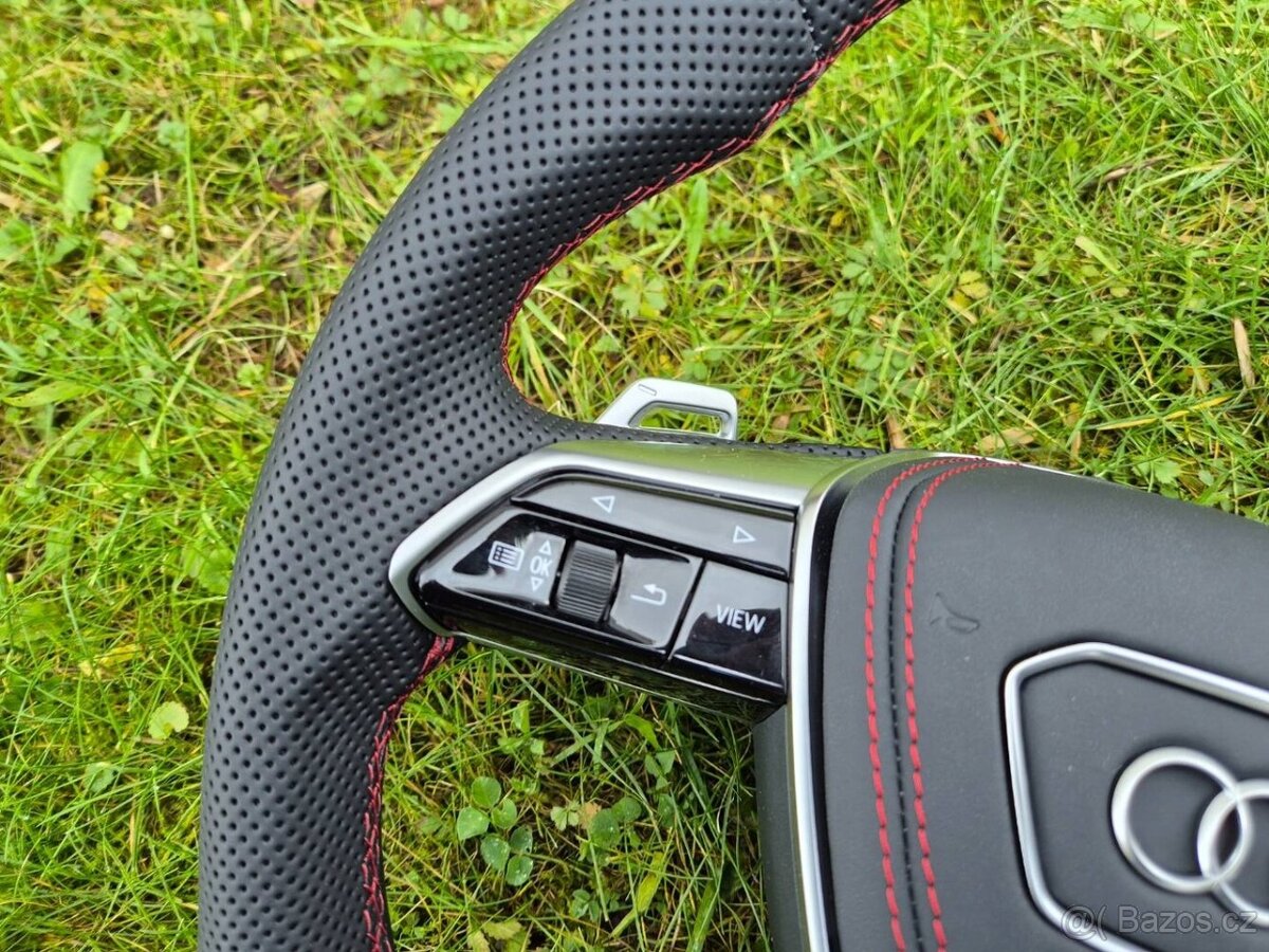 AUDI A6 A7 4K A8 D5 E-TRON SPORTOVY VOLANT - vyhrievany - 6