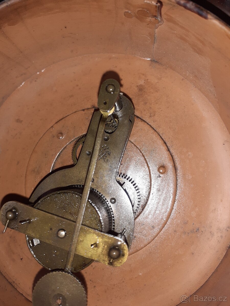 Retro skleněné hodiny, Retro plechové hodiny - 6