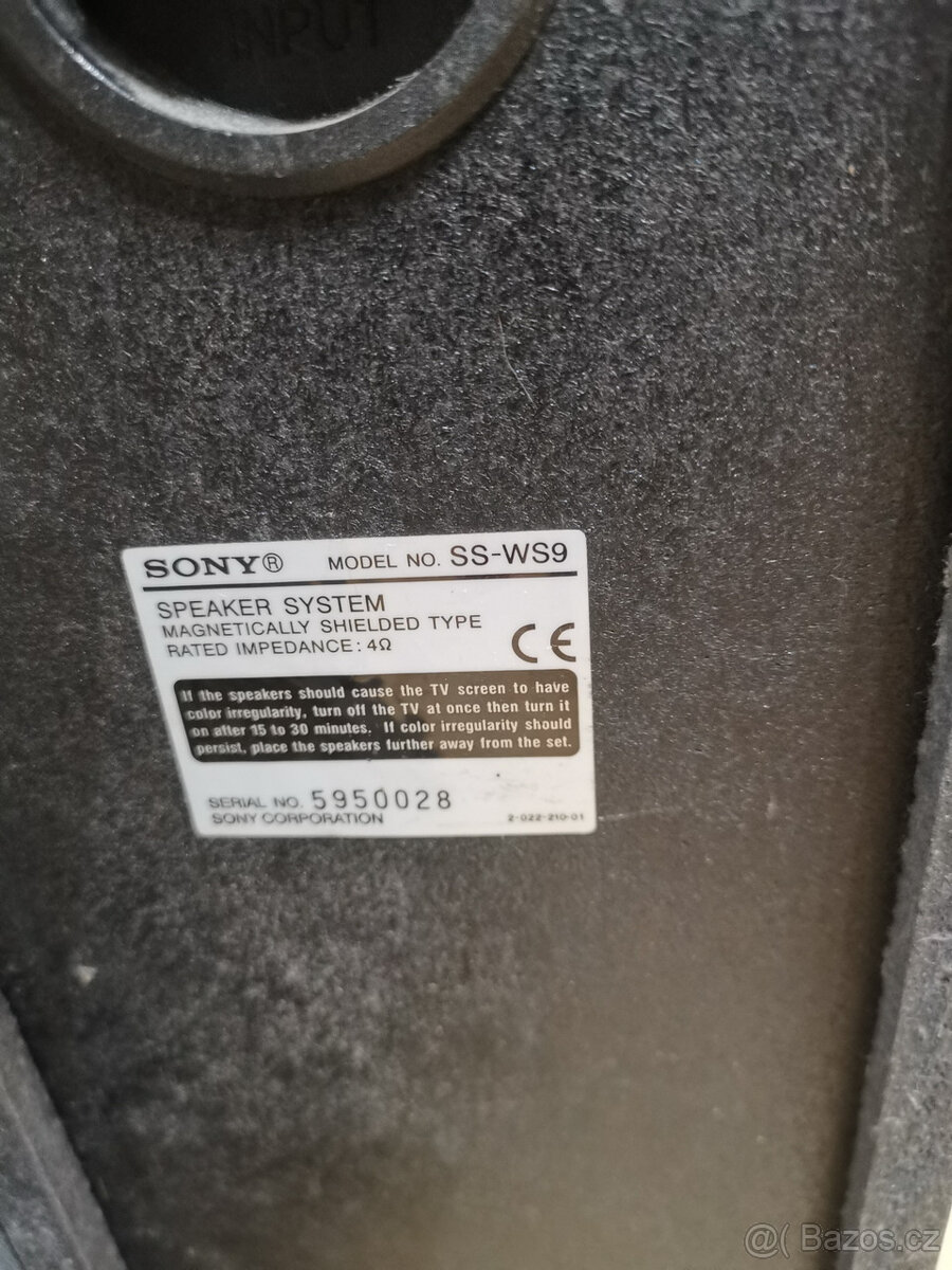 Domácí kino 5.1 Sony DAV-SB100 + 5.1 repro, bez D.O. - 6