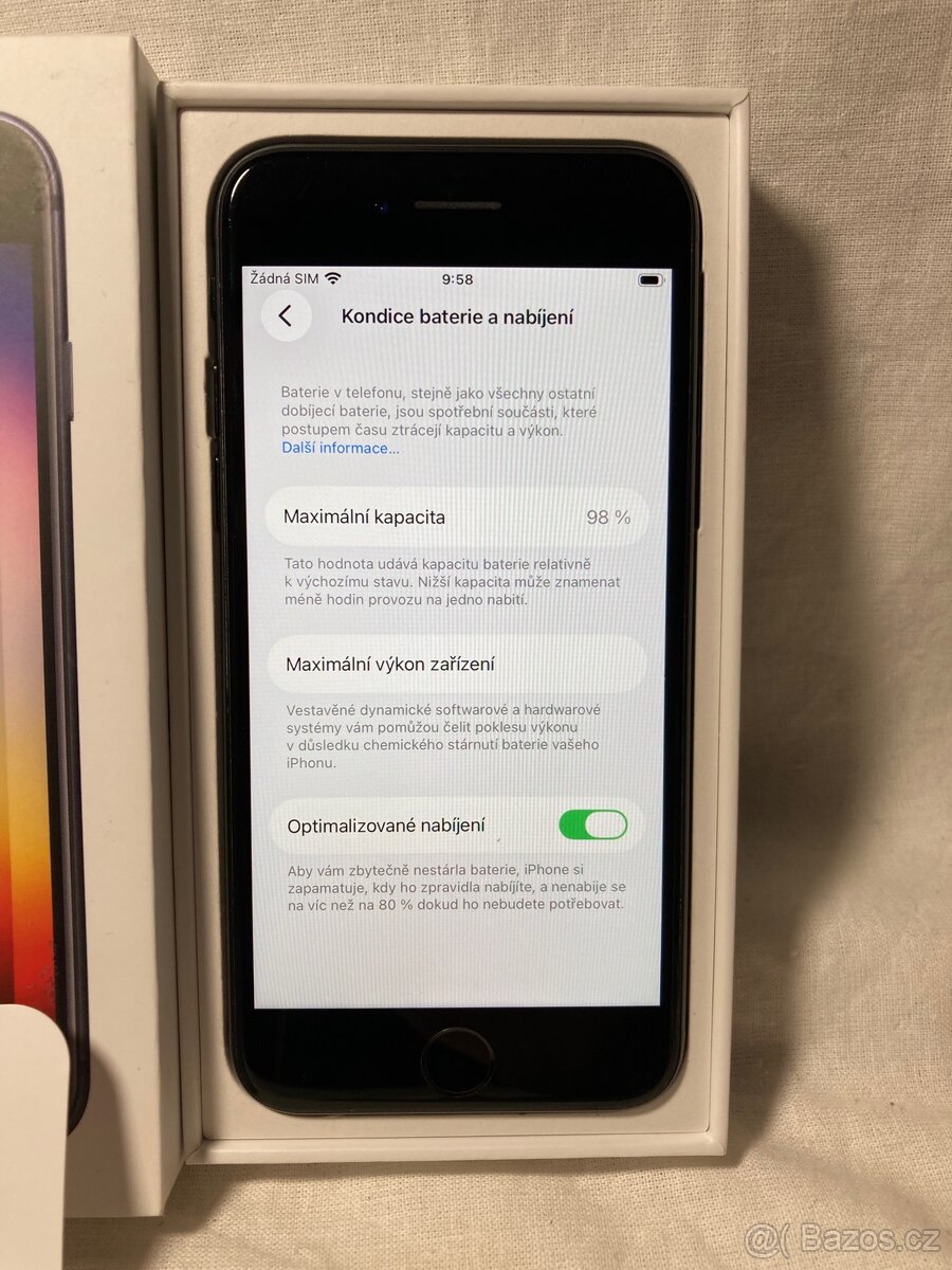 ✅iPhone SE 2022, 98% BATERIE✅ - 6