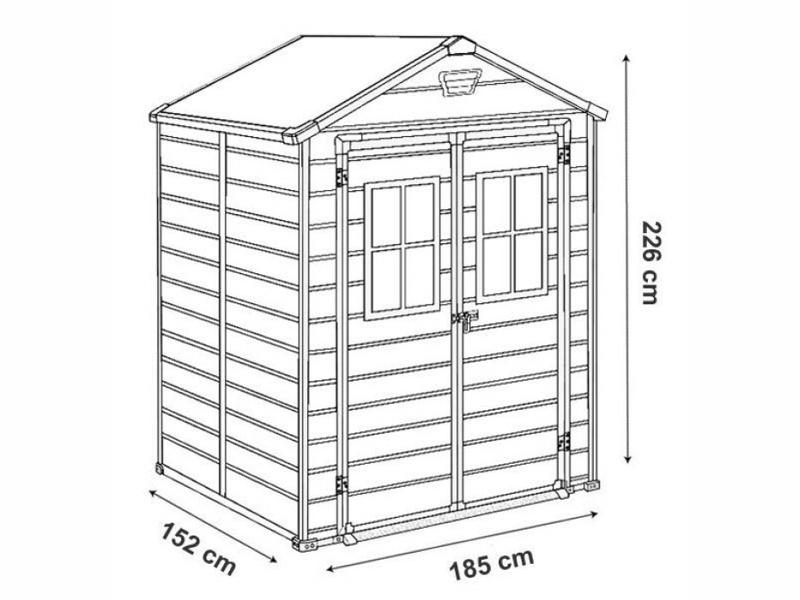 Plastový zahradní domek KETER Manor 65 - 6
