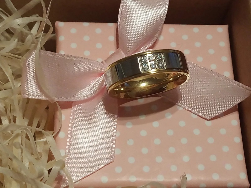 Krásný bicolor prsten vel.56 - 6