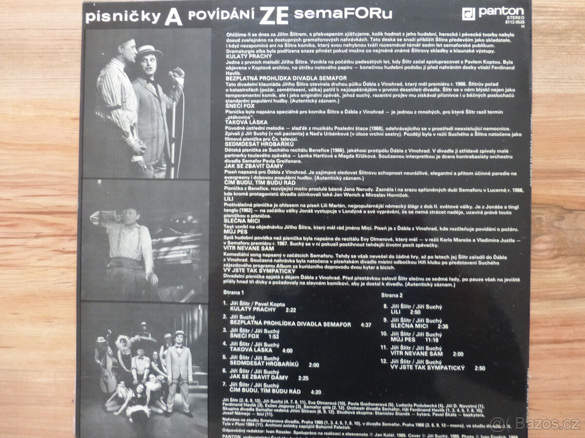 LP desky ze Semaforu - J.Suchý & J.Šlitr, J.Molavcová,... - 6