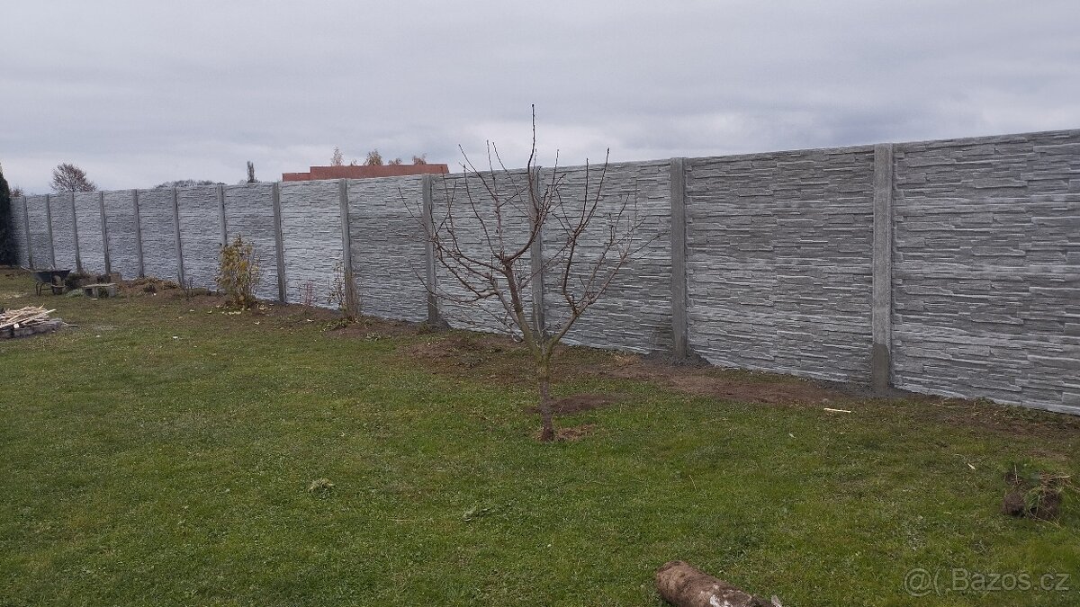 Montáže betonových plotů - 6
