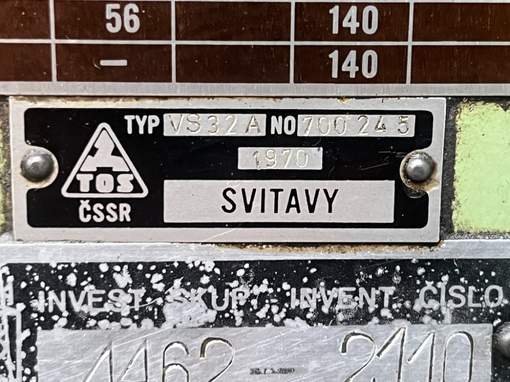 195. Sloupová vrtačka VS 32A - 6