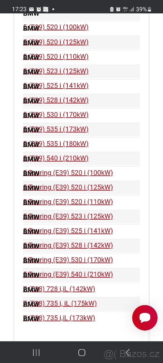 Chladič vody bmw e38 e39 - 6