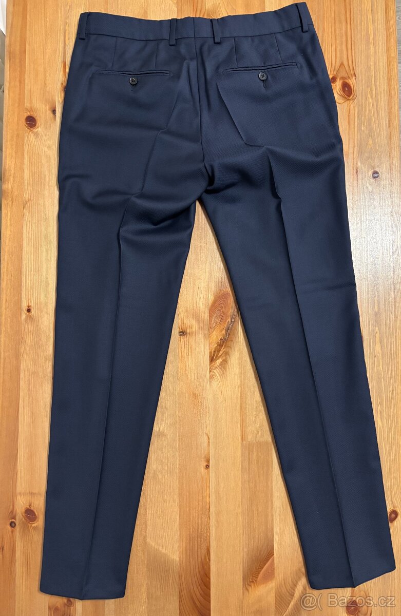 Panský oblek Luggi. 100% vlna. Slim fit. - 6