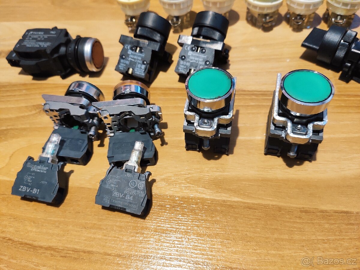 T-6 (tlačítka, stop, spínače), Siemens, Schneider - 6