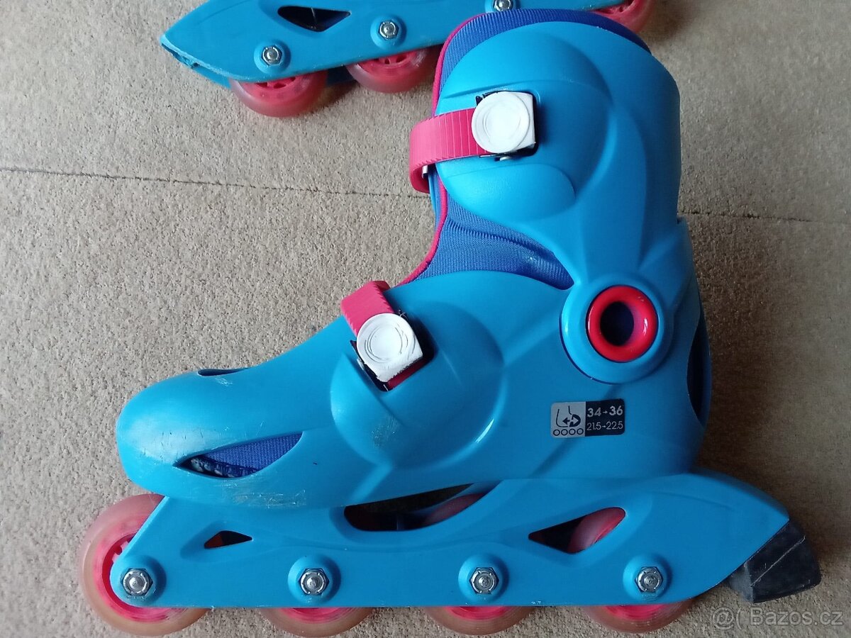 Dětské kolečkové brusle Oxelo, vel. 34-36 - 6