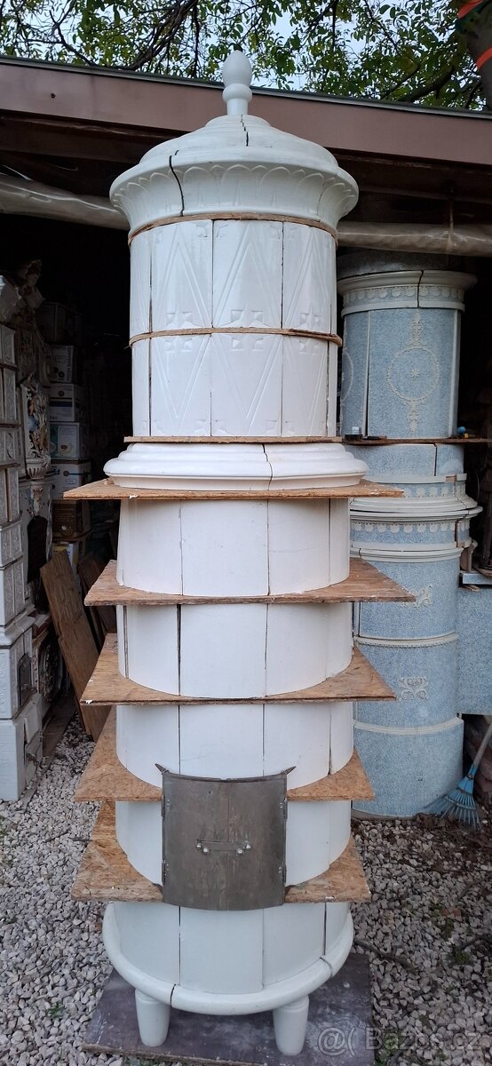 Kachlová kamna historická - 6