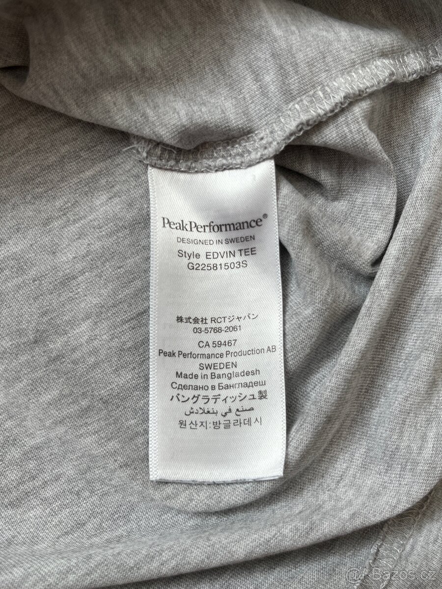 Triko Peak Performance Edvin Tee - 6