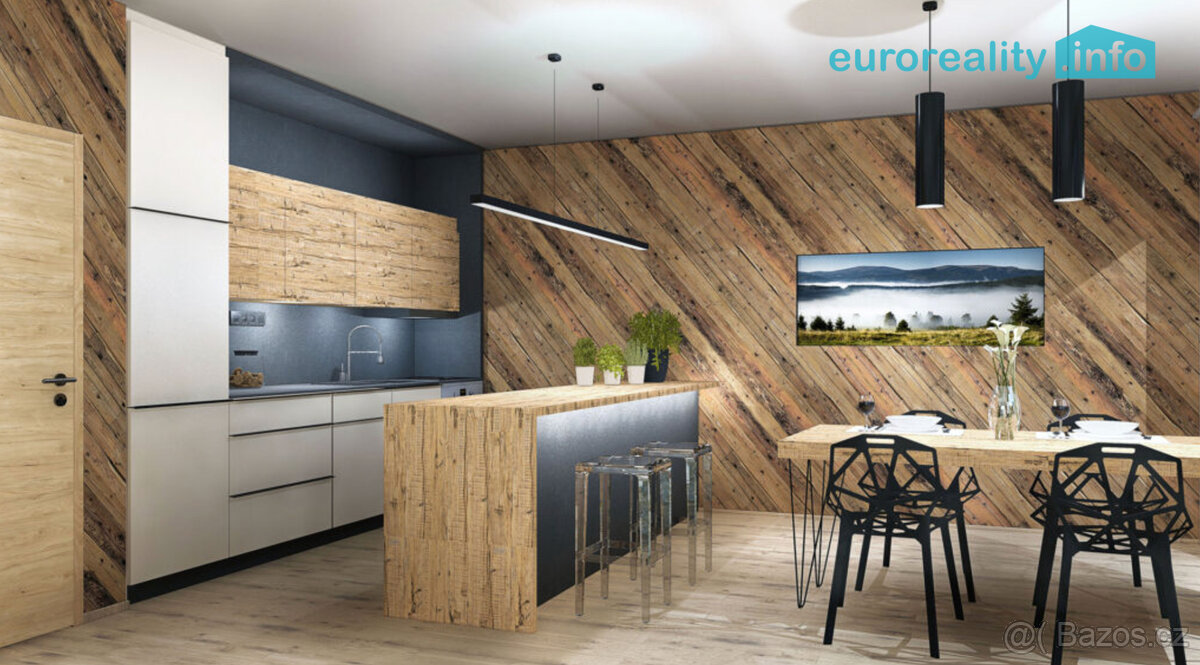 Prodej, apartmán 3+KK, 64,8 m2, terasa, Železná Ruda - 6