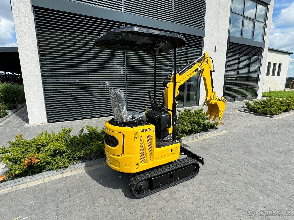 Minibáger GG 800N Koncoročná AKCIA + Dovoz GRÁTIS - 6