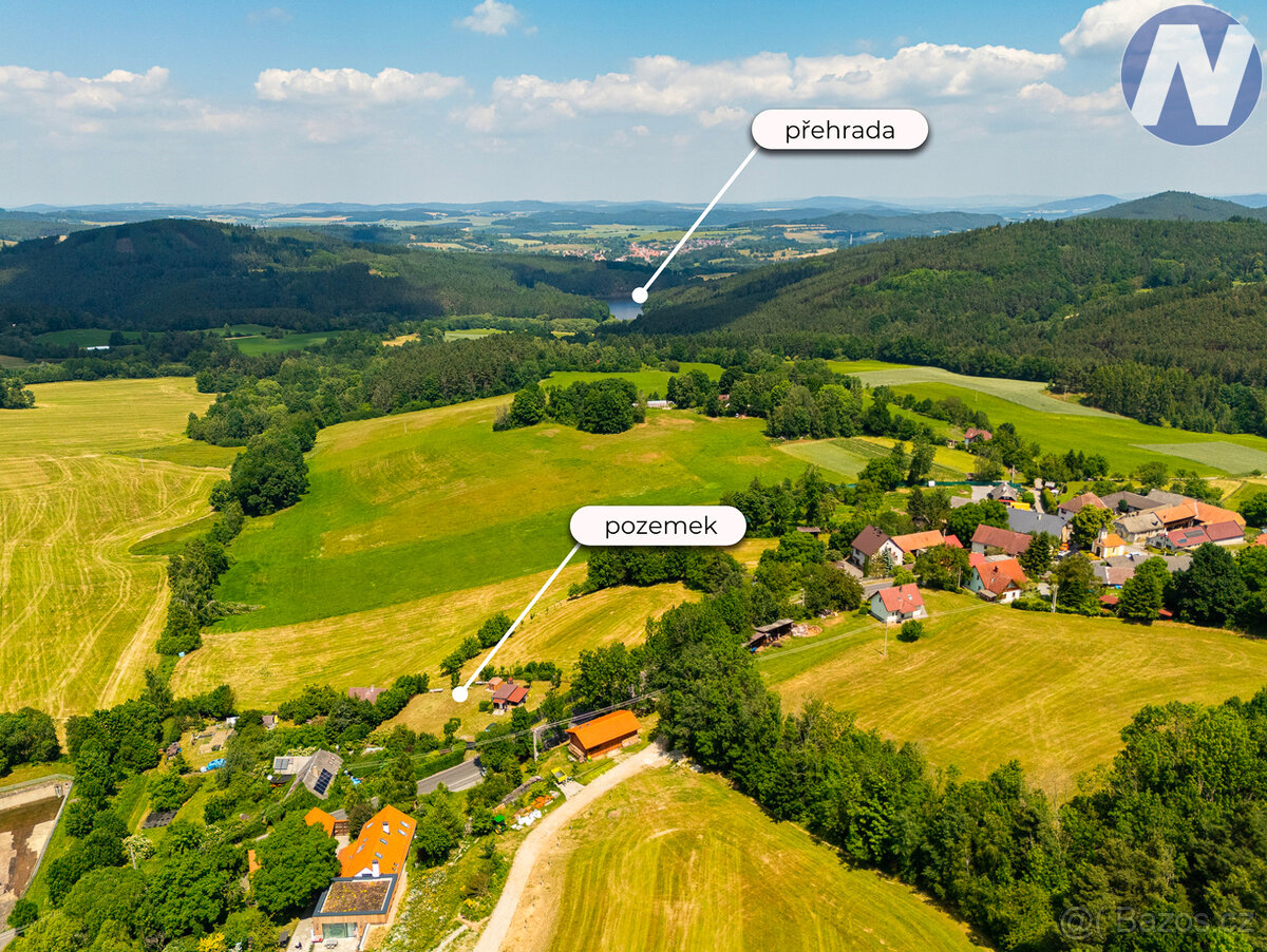 Kahov, stavební parcela u Prachatic - 6