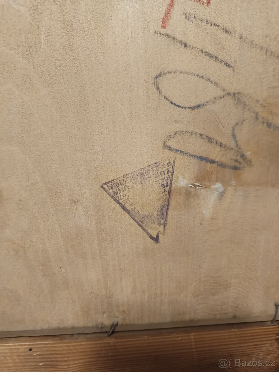 Obraz na dřevo.Profesor Bartoš - 6