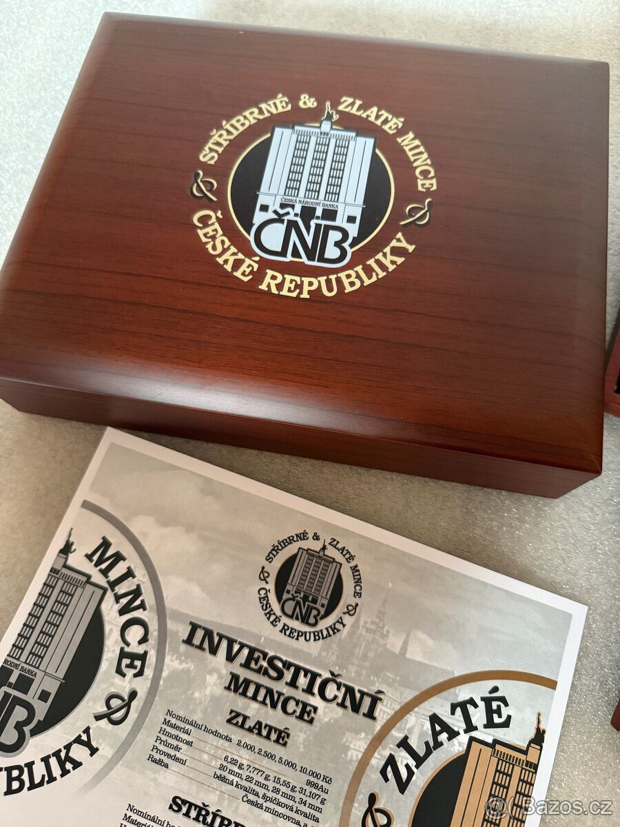 Společná etue pro zlaté a stříbrné mince vydané ČNB - 6